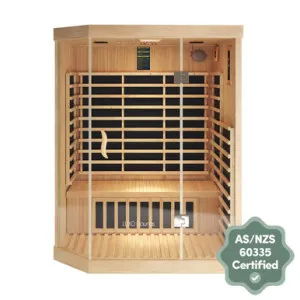 Helle 3 Person Carbon Fibre Far Infrared Home Sauna by Luxo Saunas, a Saunas for sale on Style Sourcebook