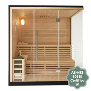Kivi 4 Person Traditional Finnish Home Sauna by Luxo Saunas, a Saunas for sale on Style Sourcebook