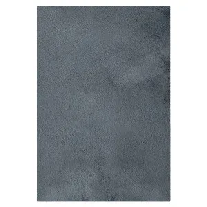 Azaliya Faux Rabbit Fur Floor Rug - Grey Dark by Luxo Home Decor, a Saunas for sale on Style Sourcebook