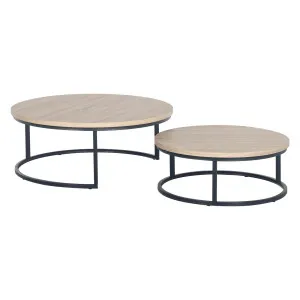 Nevada Round Nesting Coffee Table Set by Luxo, a Saunas for sale on Style Sourcebook