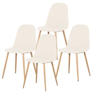 Florida Corduroy Fabric Dining Chairs (Set of 4) by Luxo, a Saunas for sale on Style Sourcebook