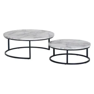 Nevada Round Nesting Coffee Table Set by Luxo, a Saunas for sale on Style Sourcebook