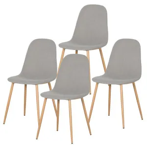 Florida Corduroy Fabric Dining Chairs (Set of 4) by Luxo, a Saunas for sale on Style Sourcebook