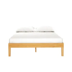 Camilla Solid Pine Wood Bed Base - Natural by null, a Saunas for sale on Style Sourcebook
