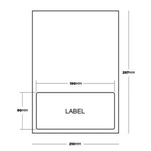 Matte Integrated A4 Label Paper by Luxo, a Saunas for sale on Style Sourcebook