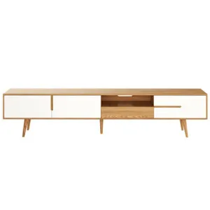 Estella 200cm American Oak Entertainment Unit - Natural by Luxo, a Saunas for sale on Style Sourcebook