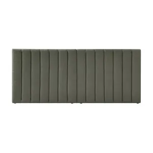 Aquila Extra Wide Bouclé Headboard - Green by Luxo, a Saunas for sale on Style Sourcebook