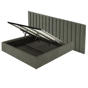 Aquila Headboard & Fabia Bed Base Package - Green by Luxo, a Saunas for sale on Style Sourcebook