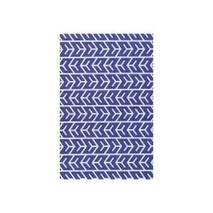 Carey White and Indigo Abstract Outdoor Floor Doormat by Luxo Home Decor, a Saunas for sale on Style Sourcebook
