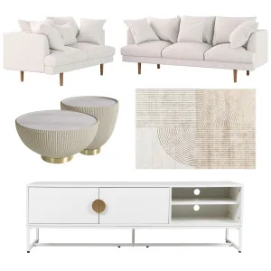 Colton Living Room Package - White Cream by null, a Saunas for sale on Style Sourcebook
