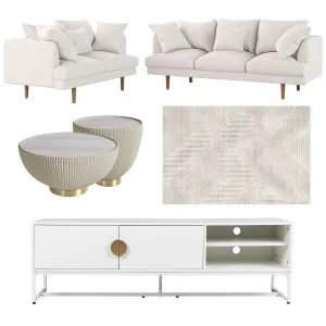 Colton Living Room Package - White Cream by null, a Saunas for sale on Style Sourcebook