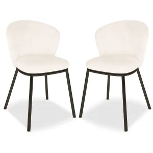 Maveri Boucle Dining Chair (Set of 2) by Luxo, a Dining Chairs for sale on Style Sourcebook