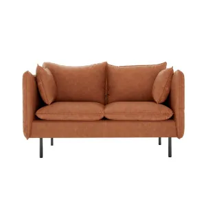Cassian Two Seater PU Leather Sofa by Luxo, a Sofas for sale on Style Sourcebook