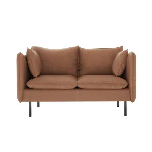 Cassian Two Seater PU Leather Sofa by Luxo, a Sofas for sale on Style Sourcebook