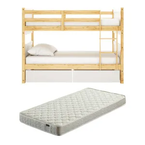 Elisha  Pine Bunk Bed With Thermis Mattress by Luxo, a Saunas for sale on Style Sourcebook