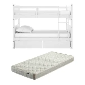 Elisha  Pine Bunk Bed With Thermis Mattress by Luxo, a Saunas for sale on Style Sourcebook