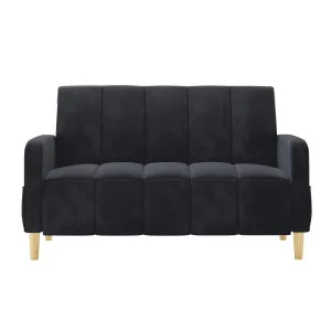 Anica 2 Seater Velvet Sofa Bed by Luxo, a Saunas for sale on Style Sourcebook