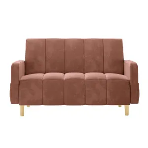 Anica 2 Seater Velvet Sofa Bed by Luxo, a Saunas for sale on Style Sourcebook
