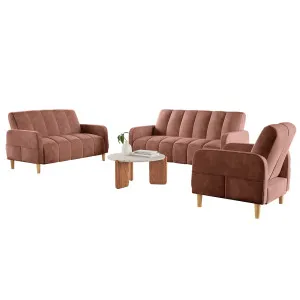 Anica 6 Seater Velvet Sofa Bed Set by Luxo, a Saunas for sale on Style Sourcebook