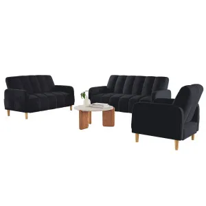 Anica 6 Seater Velvet Sofa Bed Set by Luxo, a Saunas for sale on Style Sourcebook
