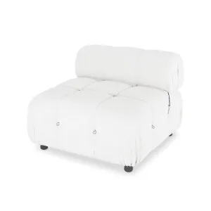 Keila Single Seater Modular Tufted Boucle Sofa by Luxo, a Saunas for sale on Style Sourcebook