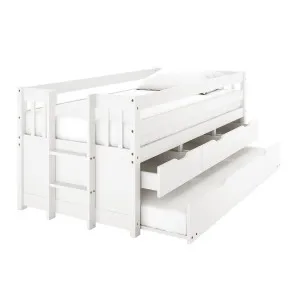 Kiki Solid Pine Bed with Thermis Mattress by Luxo, a Saunas for sale on Style Sourcebook