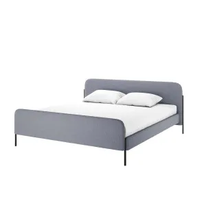 Bonny Boucle Bed Frame  - Grey by Luxo, a Saunas for sale on Style Sourcebook