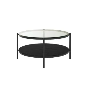 Frances 80cm Tempered Glass Top Coffee Table by Luxo, a Saunas for sale on Style Sourcebook