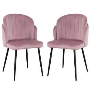 Scarlett Velvet Dining Chair (Set of 2) by Luxo, a Saunas for sale on Style Sourcebook