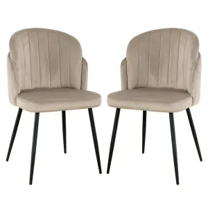 Scarlett Velvet Dining Chair (Set of 2) by Luxo, a Saunas for sale on Style Sourcebook