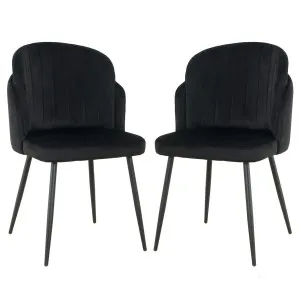 Scarlett Velvet Dining Chair (Set of 2) by Luxo, a Saunas for sale on Style Sourcebook