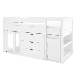 Yuri Loft Bed with Pull-out Desk and Drawers by Luxo, a Saunas for sale on Style Sourcebook