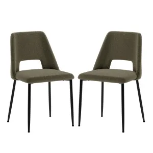 Geena Boucle Dining Chair (Set of 2) by Luxo, a Saunas for sale on Style Sourcebook