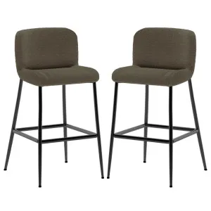 Bernie Boucle Bar Stool (Set of 2) by Luxo, a Saunas for sale on Style Sourcebook