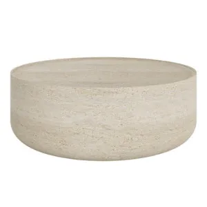 Myrtle 80cm Concrete Indoor/Outdoor Coffee Table - Beige by Luxo Outdoors, a Saunas for sale on Style Sourcebook