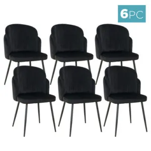 Scarlett Dining Chairs (Set of 6) - Black by Luxo, a Saunas for sale on Style Sourcebook
