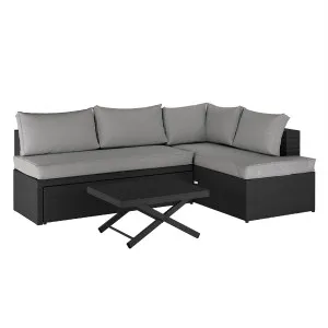 Tybee 4 Seater Outdoor Rattan Modular Sofa Lounge Set by Luxo Outdoors, a Saunas for sale on Style Sourcebook