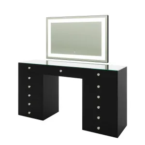 Adeline LED Mirror Storage Dressing Table by Luxo, a Saunas for sale on Style Sourcebook