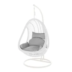 Deanna Curved Outdoor Hanging Egg Chair by Luxo Outdoors, a Saunas for sale on Style Sourcebook