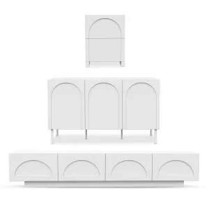 Archen Entertainment Unit & Sideboard Set with Bedside Table by Luxo, a Saunas for sale on Style Sourcebook
