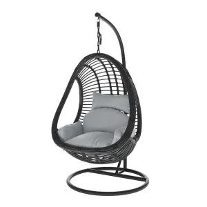Deanna Curved Outdoor Hanging Egg Chair by Luxo Outdoors, a Saunas for sale on Style Sourcebook