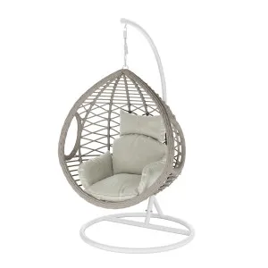 Hilda Large Outdoor Hanging Egg Chair with Handle by Luxo Outdoors, a Saunas for sale on Style Sourcebook