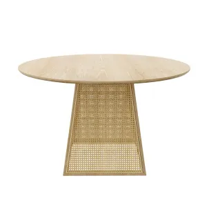Casey 120cm Round Rattan Dining Table by Luxo, a Saunas for sale on Style Sourcebook