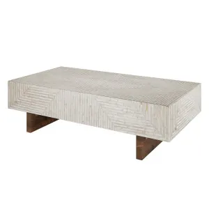 Audino Mother of Pearl Inlay Coffee Table by Luxo Home Decor, a Saunas for sale on Style Sourcebook