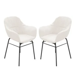 Rhea Suede Dining Chairs (Set of 2) by Luxo, a Saunas for sale on Style Sourcebook