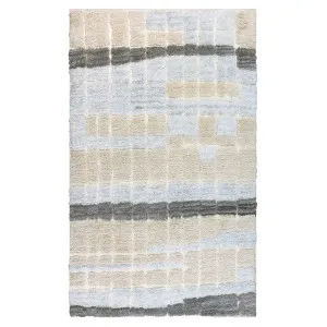 Isaac Abstract Wool Blend Handwoven Shag Rug by Luxo Home Decor, a Saunas for sale on Style Sourcebook