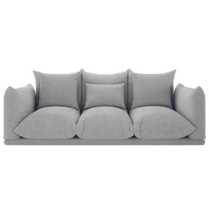 Berlin 3 Seater Boucle Sofa with Pillows by Luxo, a Saunas for sale on Style Sourcebook