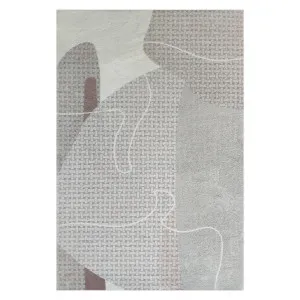 Elena Polyester Tufted Modern Abstract Floor Rug by Luxo, a Saunas for sale on Style Sourcebook