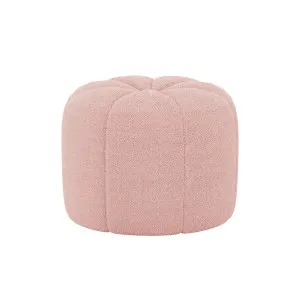 Melicent Boucle Ottoman Stool by Luxo, a Saunas for sale on Style Sourcebook