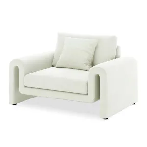 Celyn 1 Seater Velvet Upholstered Sofa Chair by Luxo, a Saunas for sale on Style Sourcebook